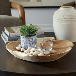 Organic Embrace Bowl In Brown