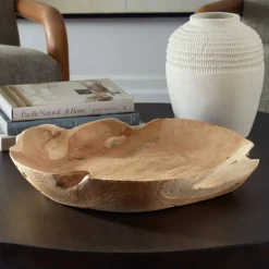 Organic Embrace Bowl In Brown