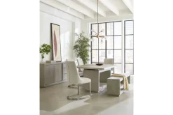 Oxford Dining Bench In Basalt Gray