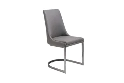 Oxford Dining Table & 4 Chairs & Bench In Basalt Gray