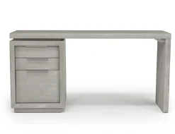 Oxford Office Desk W/ File Cabient In Mineral
