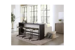 Oxford Sofa Bar Table In Basalt Gray
