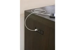 Oxford Sofa Bar Table In Basalt Gray