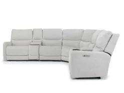 Palencia 7 Piece 3 Power Sectional In Trento Charcoal