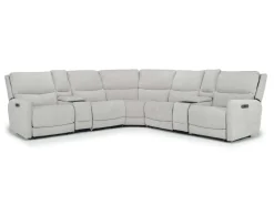Palencia 7 Piece 3 Power Sectional In Trento Charcoal