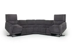 Palencia 7 Piece 3 Power Sectional In Trento Charcoal