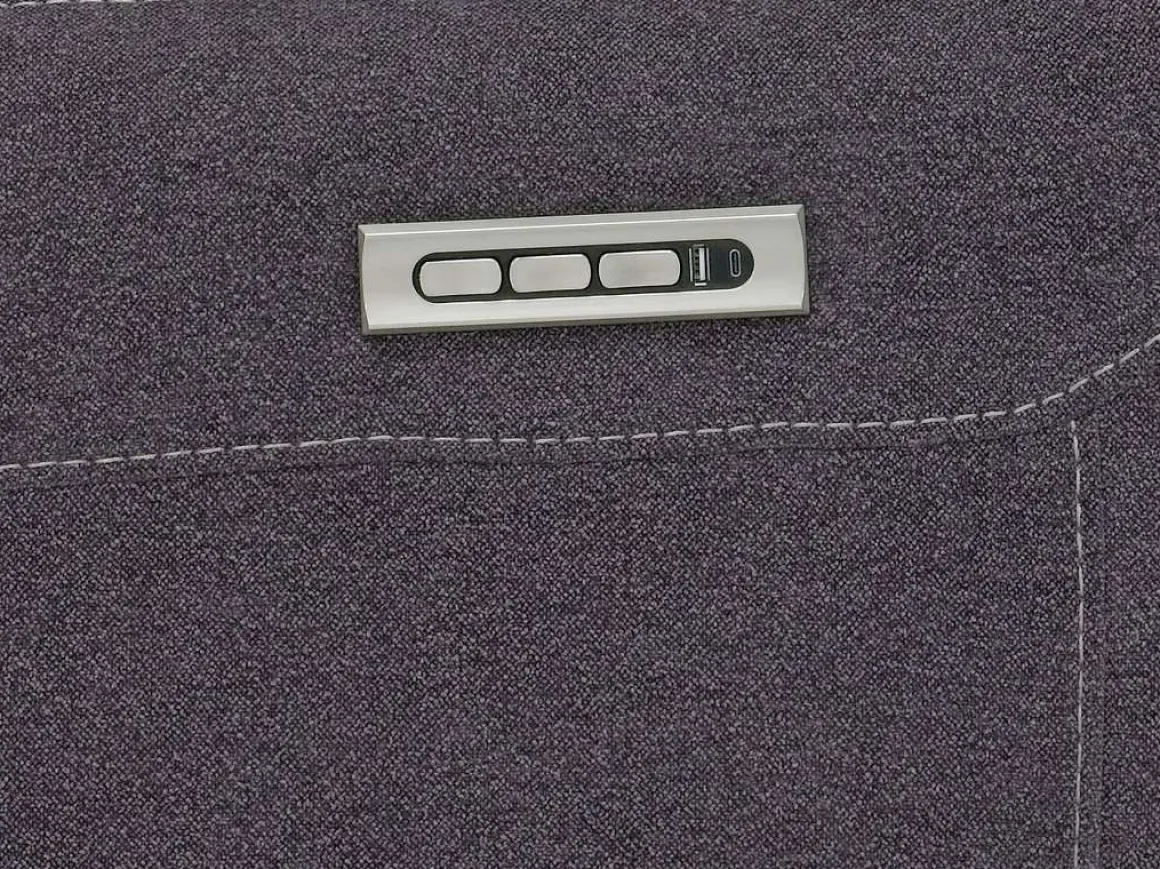 Palencia 7 Piece 3 Power Sectional In Trento Charcoal