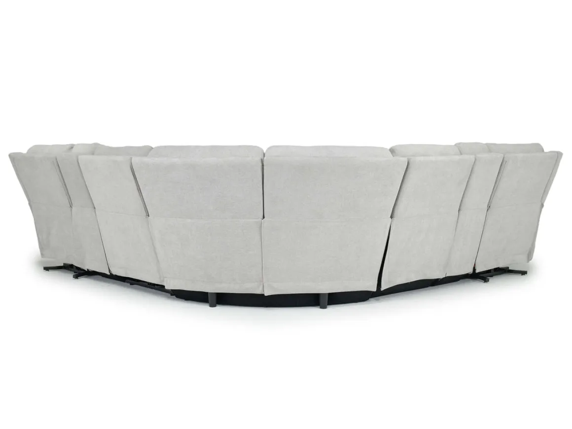 Palencia 7 Piece 3 Power Sectional In Trento Charcoal