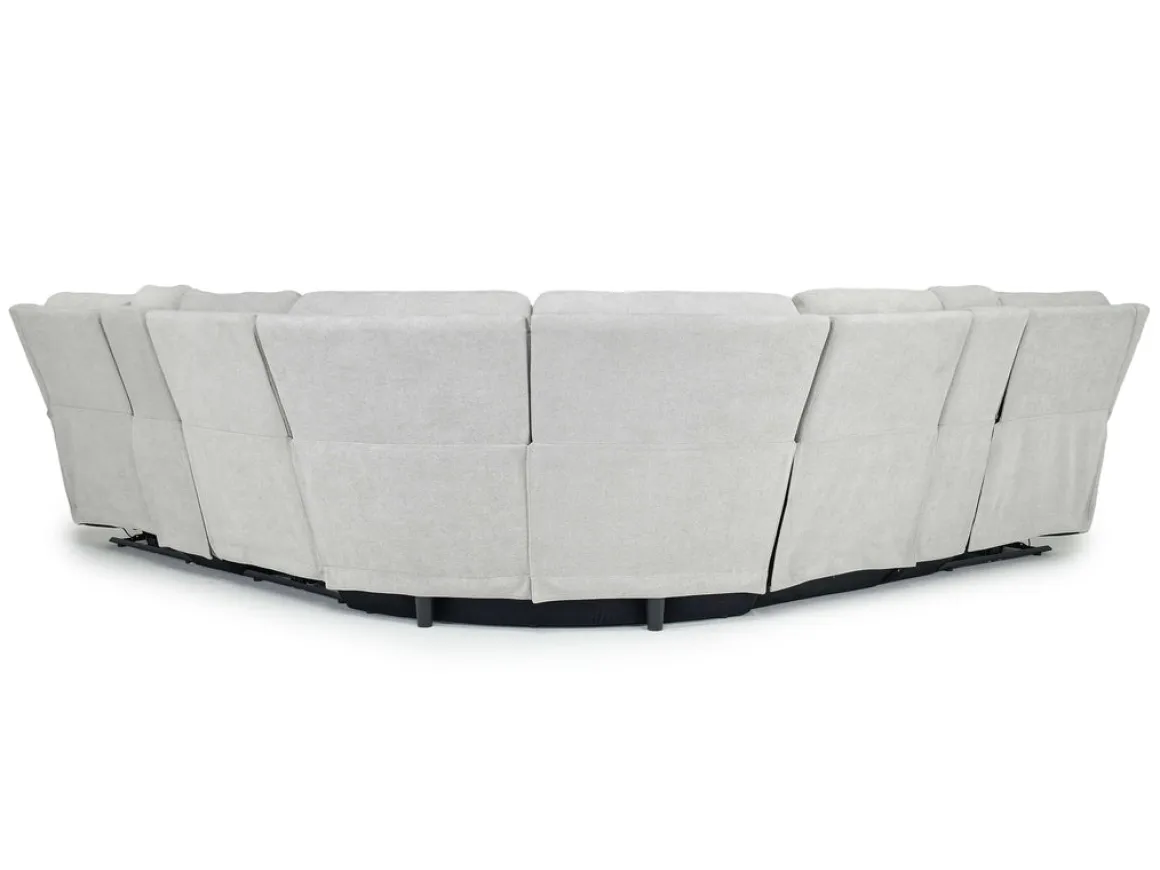 Palencia 7 Piece 3 Power Sectional In Trento Charcoal