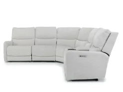 Palencia 6 Piece 3 Power Sectional In Trento Dove