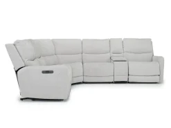 Palencia 6 Piece 3 Power Sectional In Trento Dove
