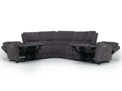 Palencia 6 Piece 3 Power Sectional In Trento Dove