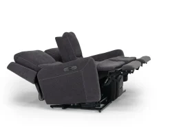 Palencia 3 Power Console Loveseat In Trento Charcoal