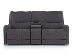 Palencia 3 Power Console Loveseat In Trento Charcoal
