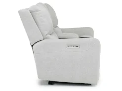 Palencia 3 Power Console Loveseat In Trento Charcoal