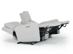 Palencia 3 Power Console Loveseat In Trento Charcoal