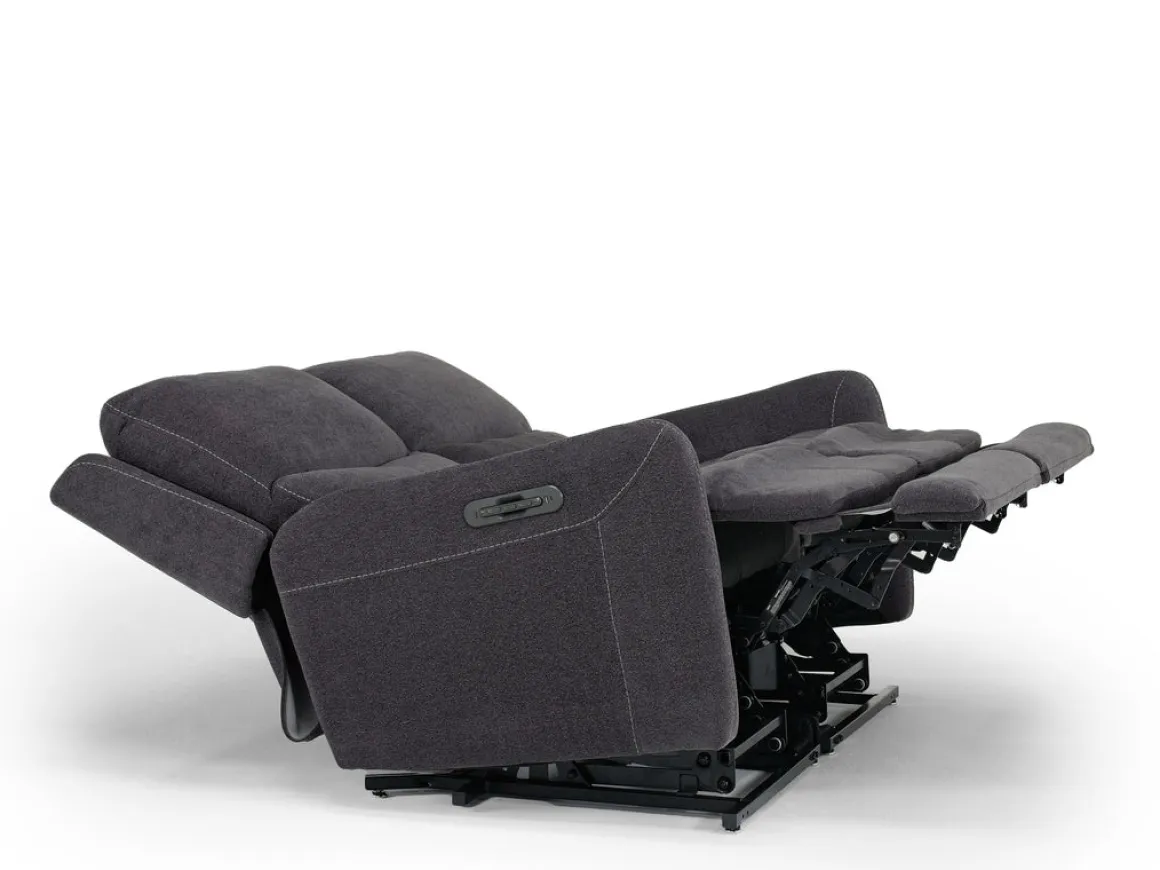 Palencia 3 Power Loveseat In Trento Charcoal
