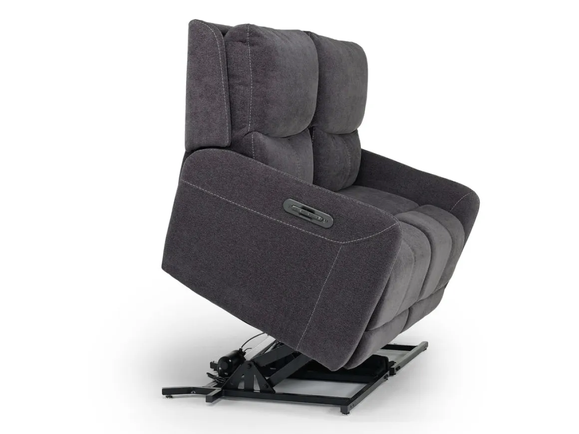 Palencia 3 Power Loveseat In Trento Charcoal