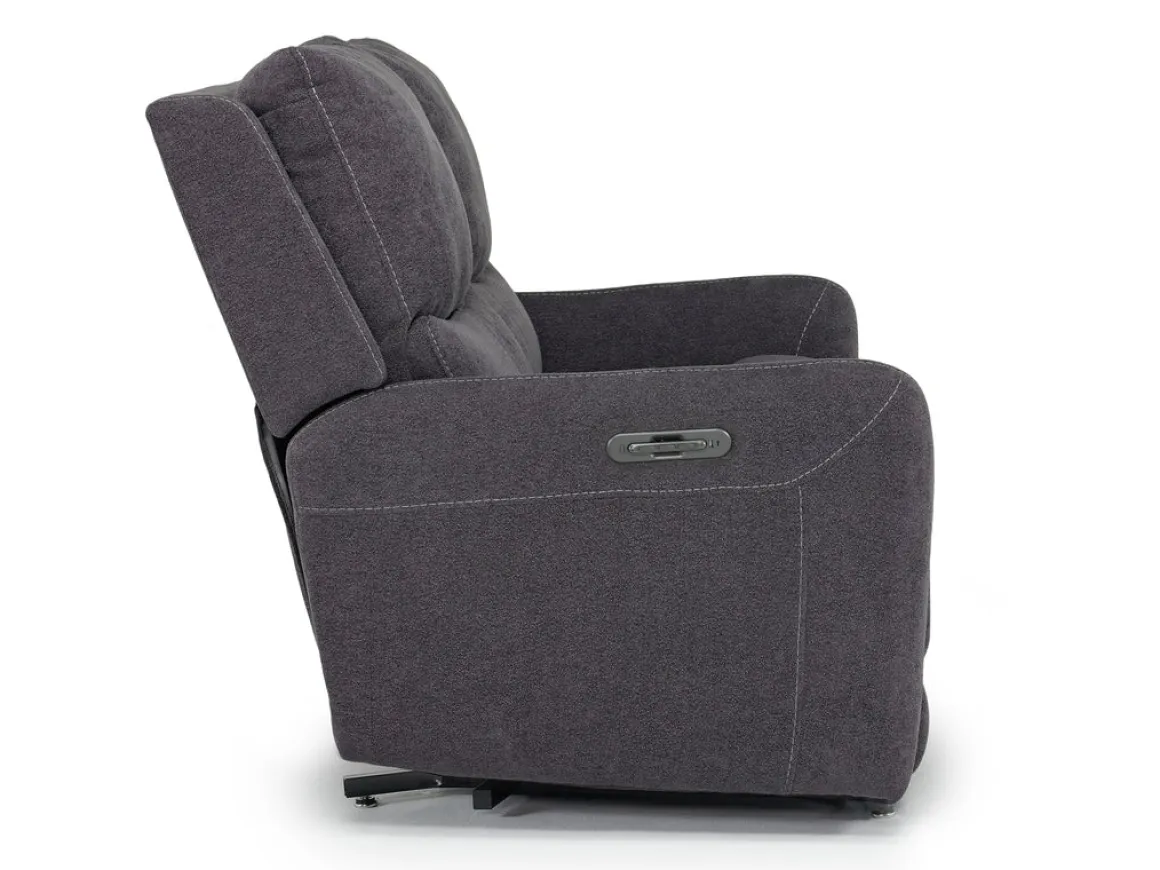 Palencia 3 Power Loveseat In Trento Charcoal