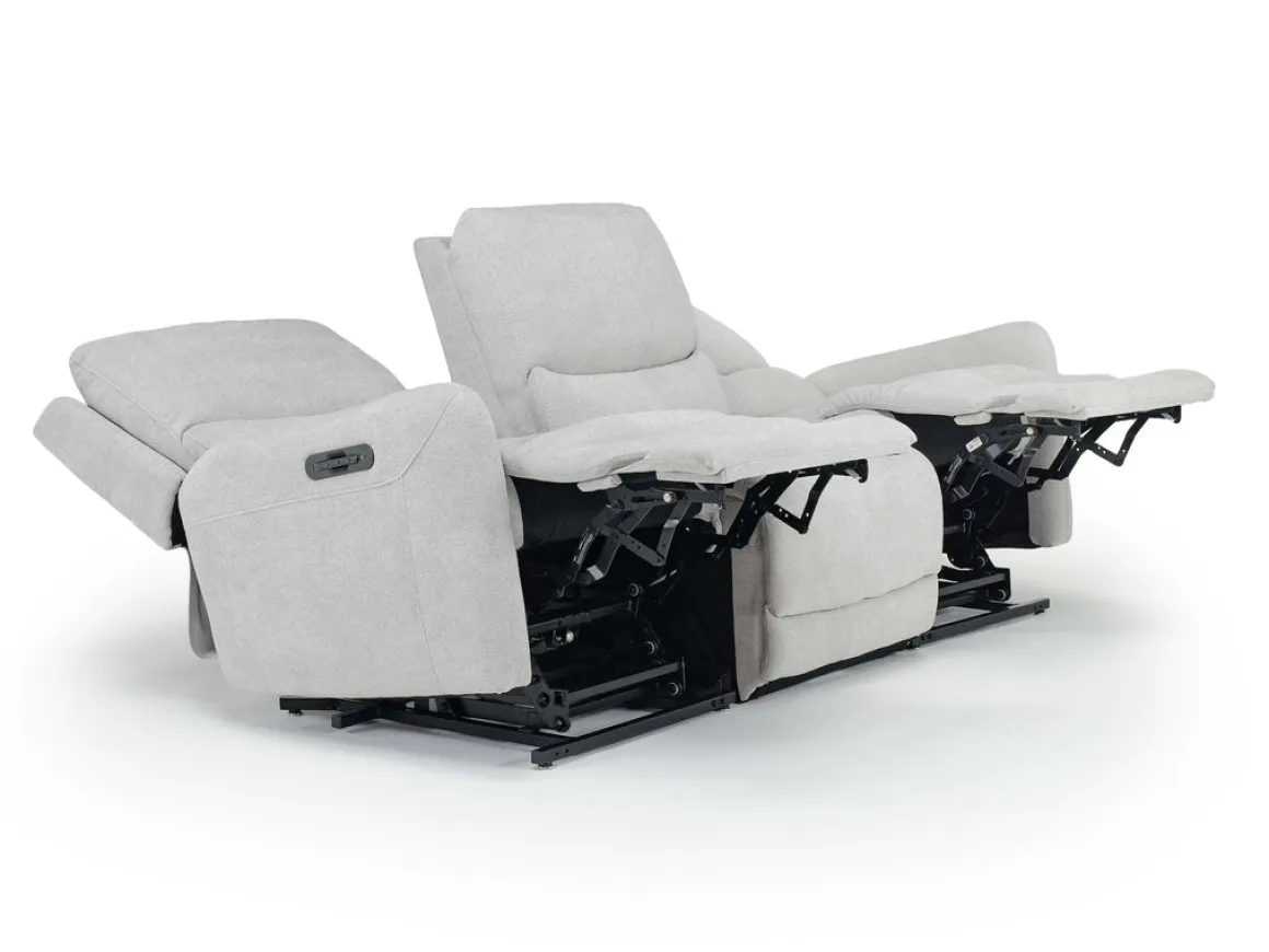 Palencia 3 Power Sofa & Loveseat In Trento Charcoal