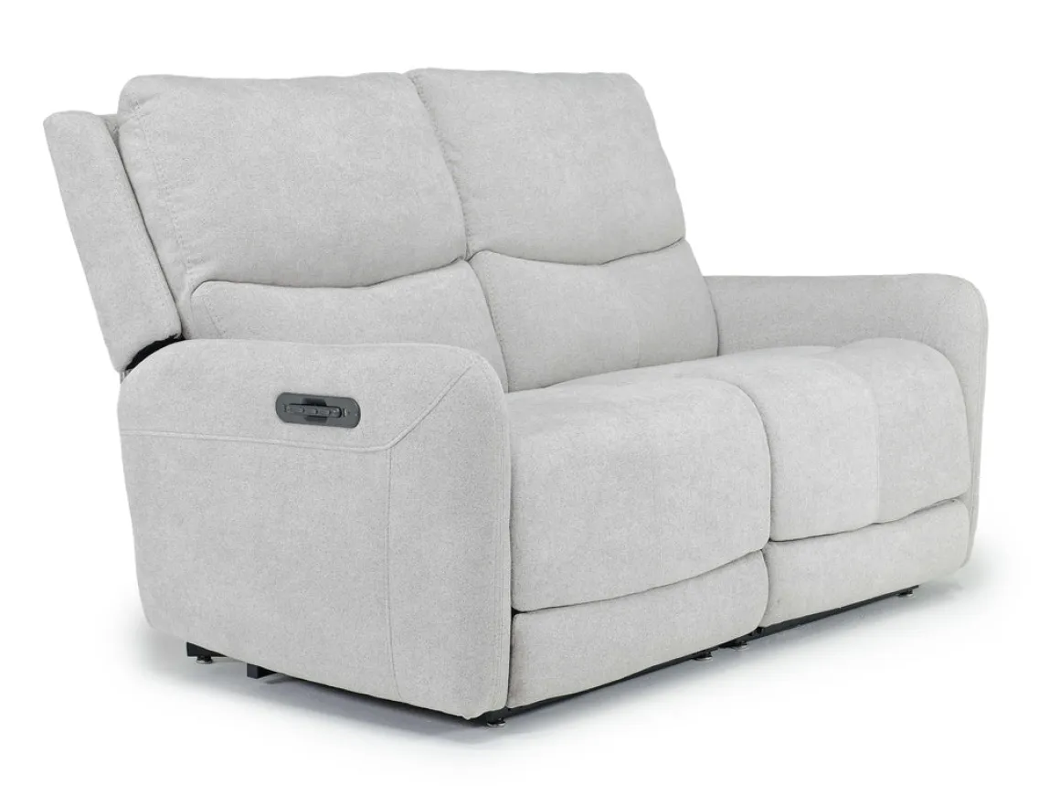Palencia 3 Power Sofa & Loveseat In Trento Charcoal
