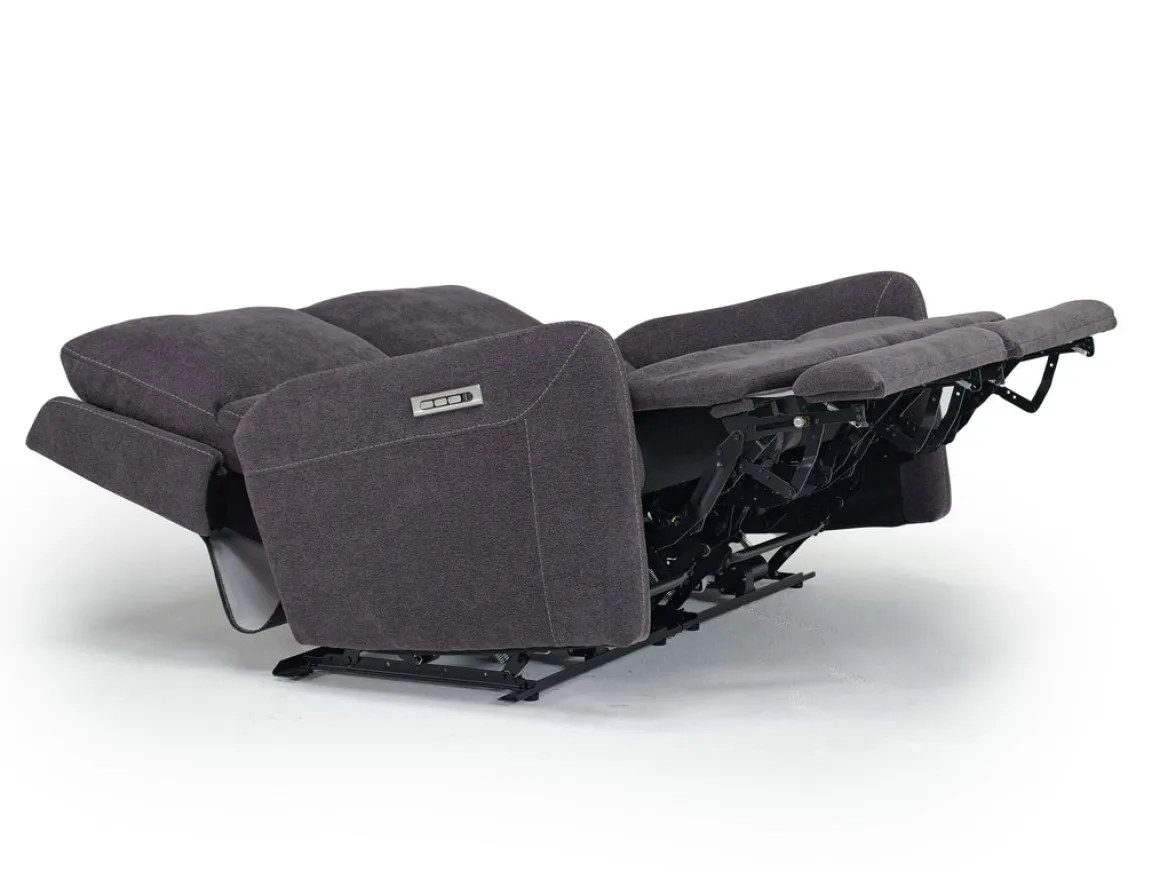 Palencia 3 Power Sofa & Loveseat In Trento Charcoal