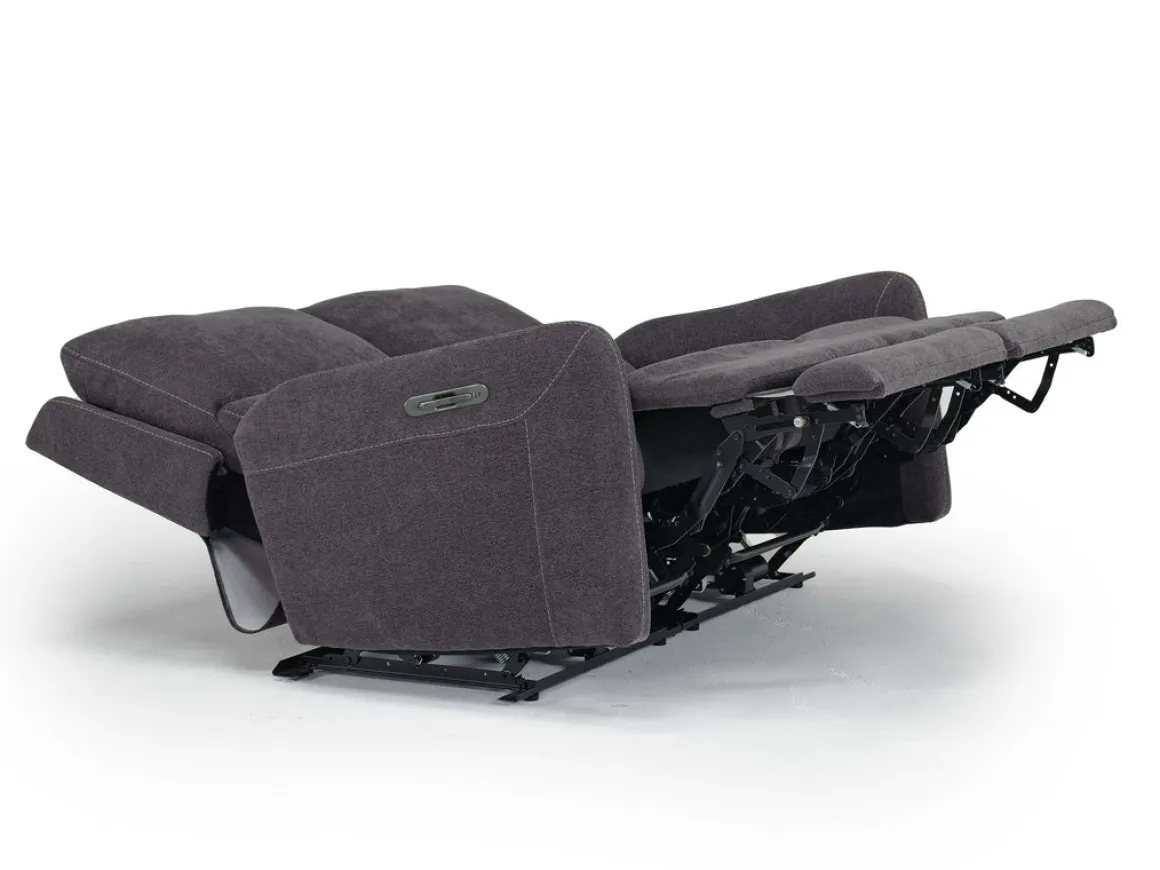 Palencia 3 Power Sofa & Loveseat In Trento Charcoal