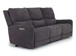 Palencia 3 Power Sofa & Loveseat In Trento Charcoal