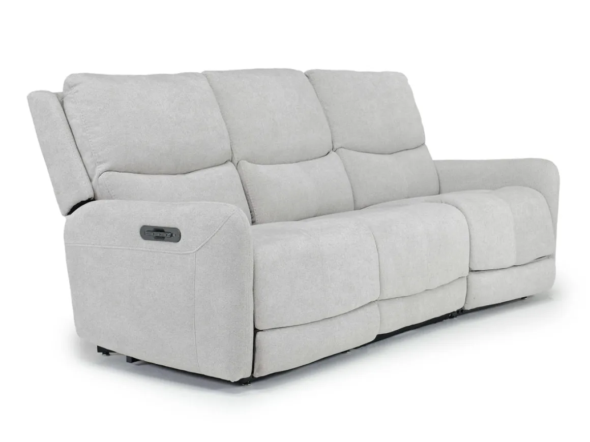 Palencia 3 Power Sofa & Loveseat In Trento Charcoal