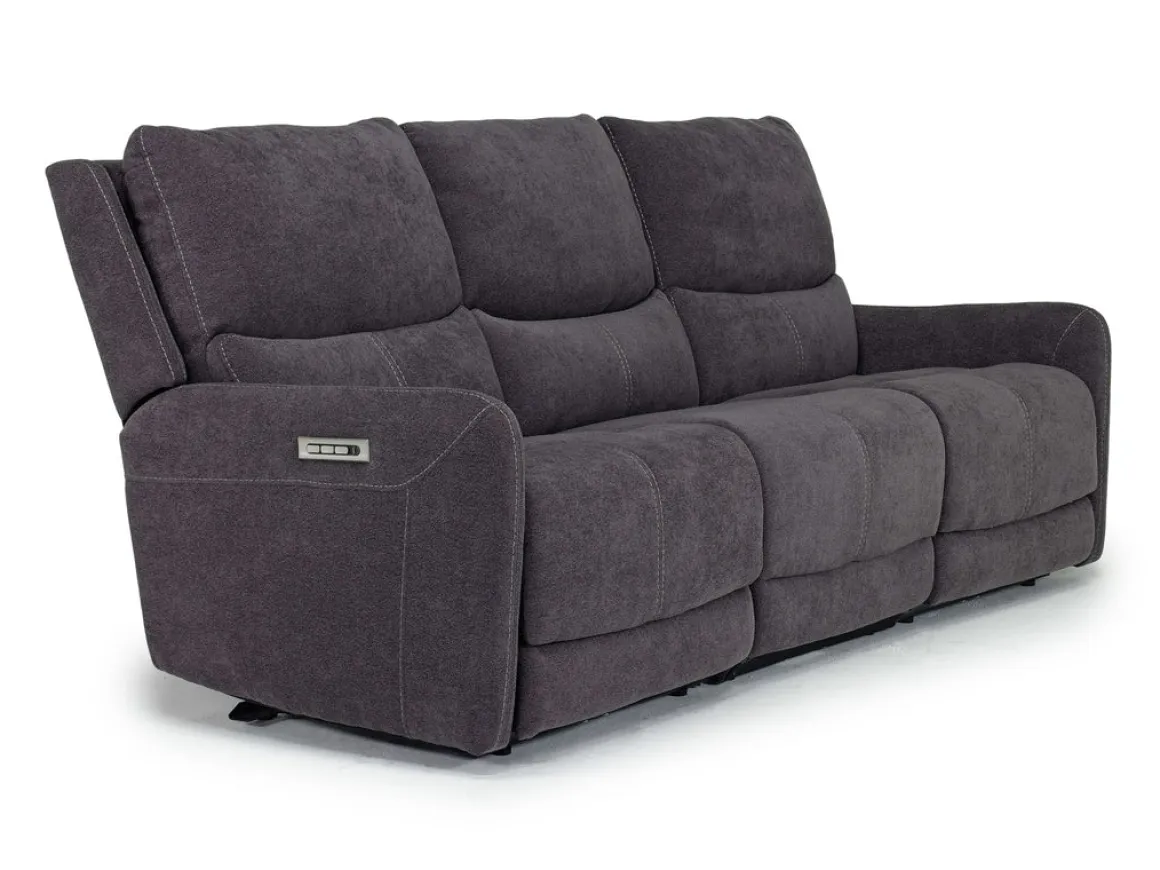 Palencia 3 Power Sofa In Trento Charcoal