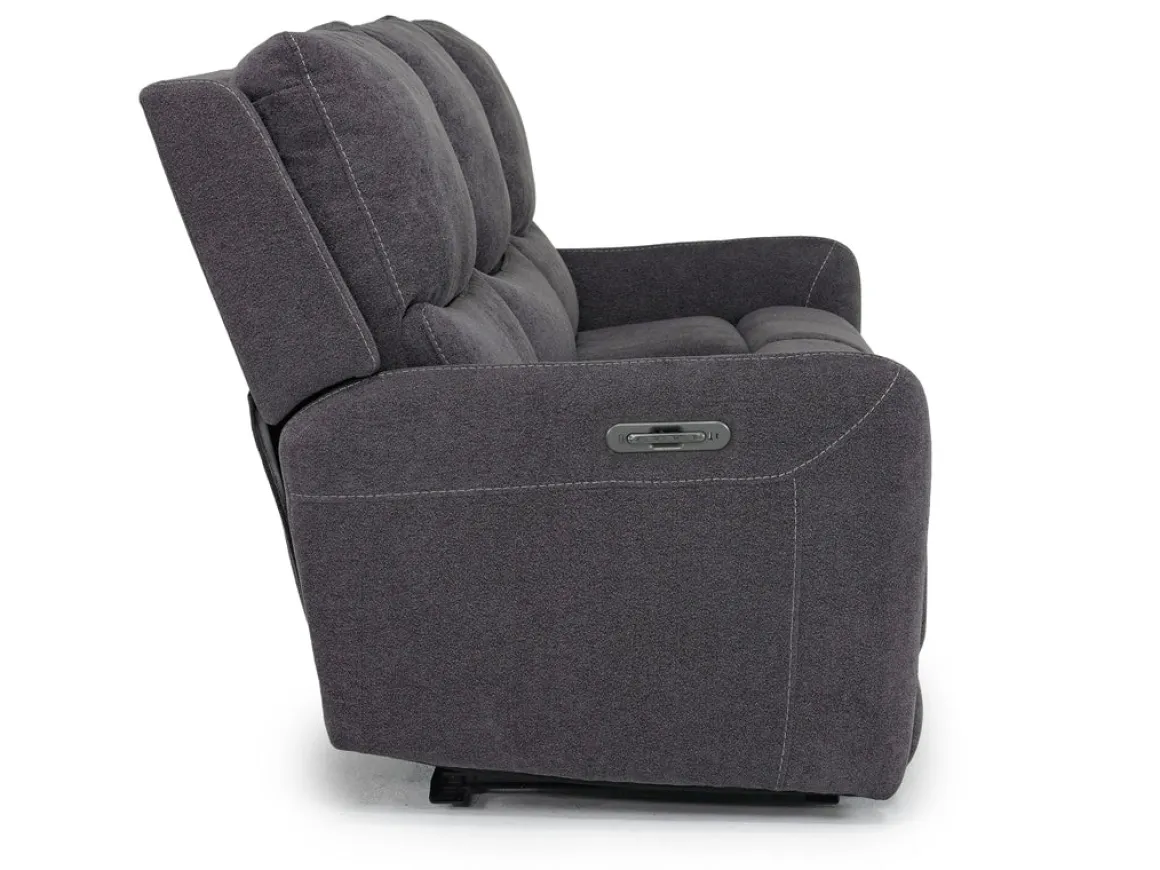 Palencia 3 Power Sofa In Trento Charcoal