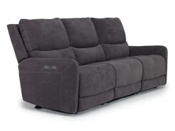 Palencia 3 Power Sofa In Trento Charcoal