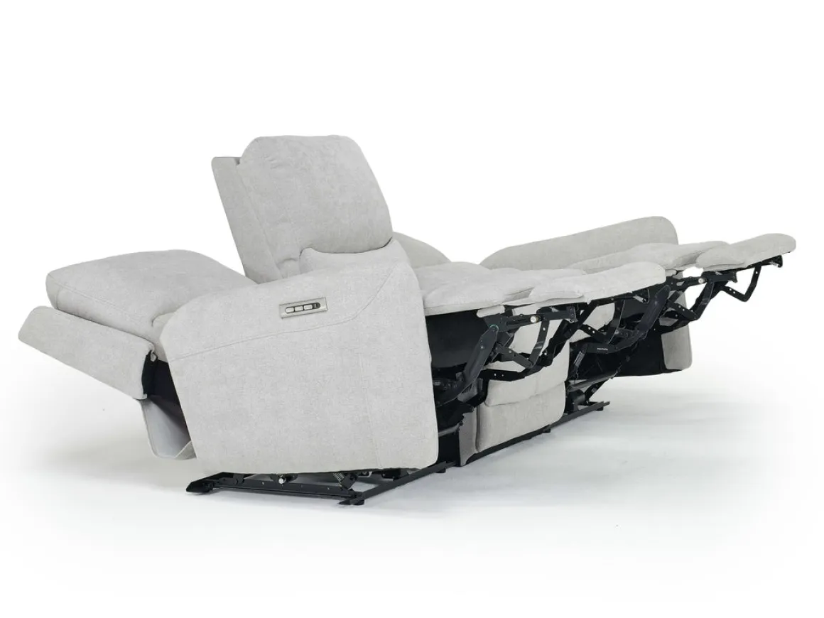 Palencia 3 Power Sofa In Trento Charcoal