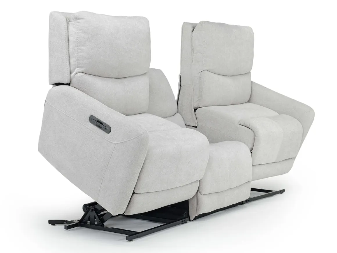 Palencia 3 Power Sofa In Trento Charcoal