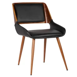 Panda Side Chair In Black