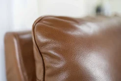 Paradise 5 Piece 2 Power Sectional In Chestnut Leather