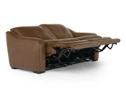 Paradise 2 Power Loveseat In Chestnut Leather