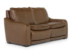 Paradise 2 Power Sofa & Loveseat In Chestnut Leather