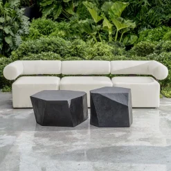 Parra Outdoor End Table In Gray