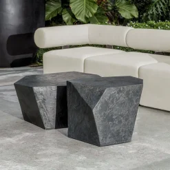 Parra Outdoor End Table In Gray