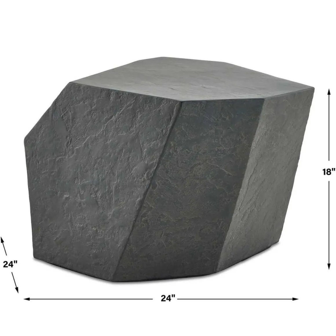 Parra Outdoor End Table In Gray