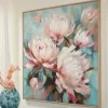 Parryville Wall Art In Aqua/Pink