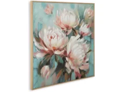 Parryville Wall Art In Aqua/Pink