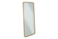 Penny Mirror In Buff Cream