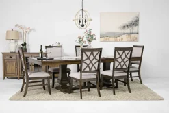 Phillipe Dining Table & 6 Chairs In Cherry