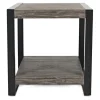 Pinnacle End Table In Gray