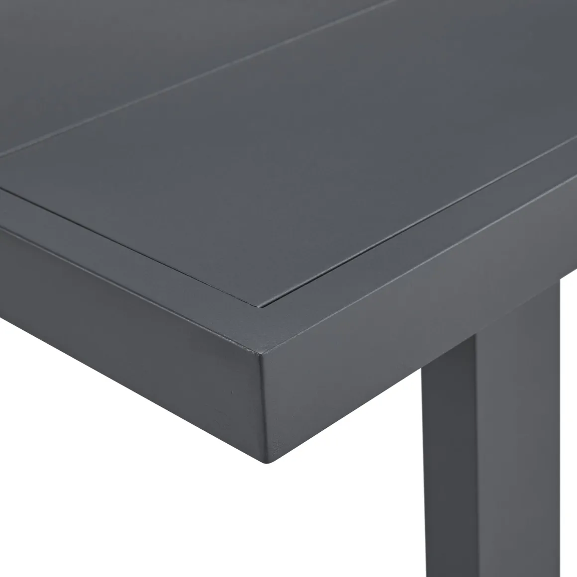 Playa Outdoor Dining Table In Dark Gray