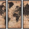 Pollyanna World Map, Set Of 3