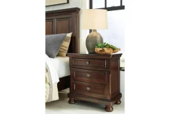 Porter Nightstand In Mahogany