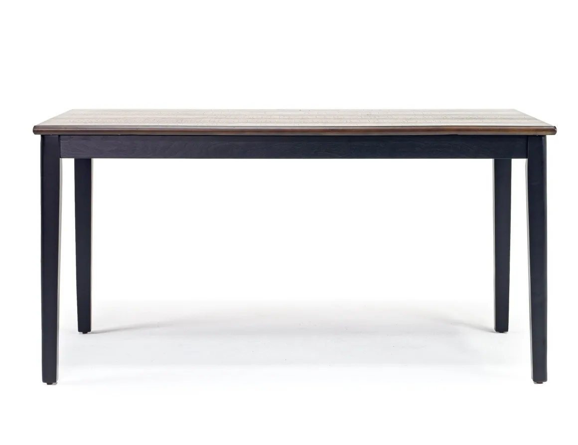 Potomac Dining Table & 4 Chairs In Brown/Black